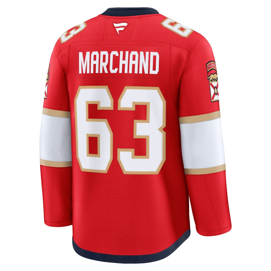 Brad Marchand Florida Panthers Fanatics Home Premium Jersey - Red
