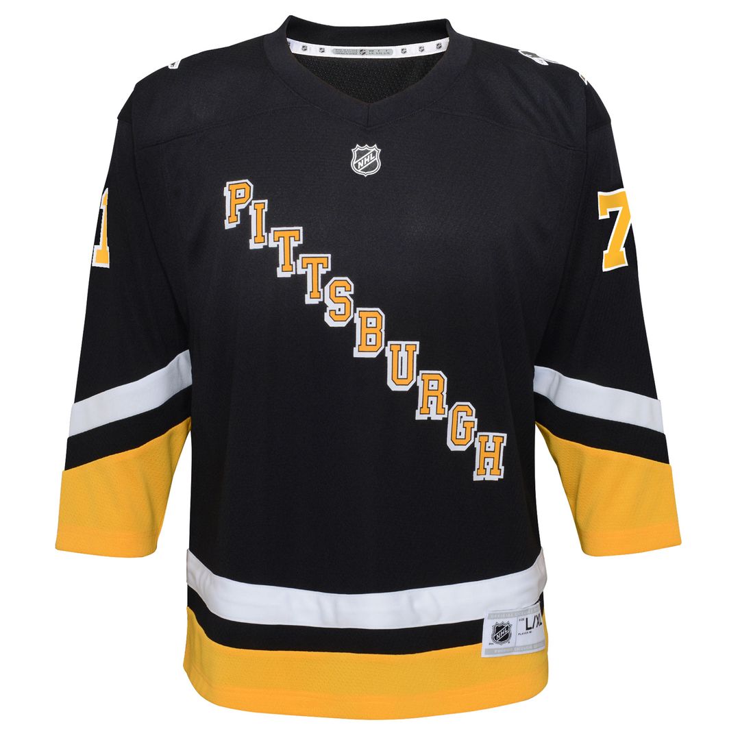 Evgeni Malkin Pittsburgh Penguins Youth 2021/22 Alternate Player Replica Jersey - Black