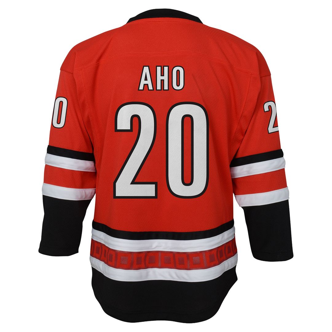 Sebastian Aho Carolina Hurricanes Outerstuff Youth Alternate Replica Jersey - Red