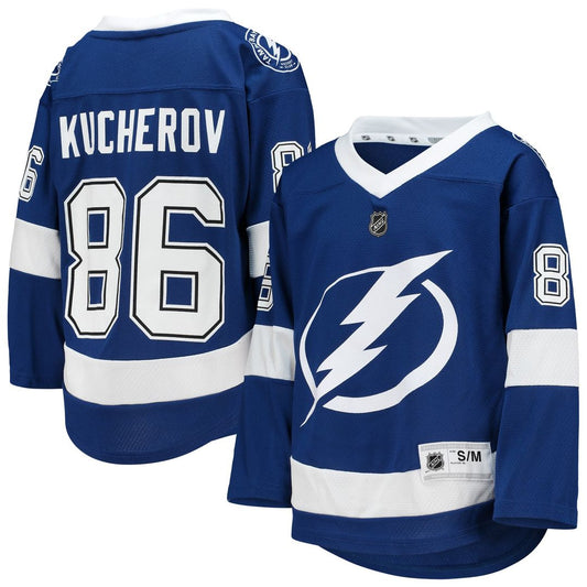 Nikita Kucherov Tampa Bay Lightning Youth Home Player Replica Jersey - Blue