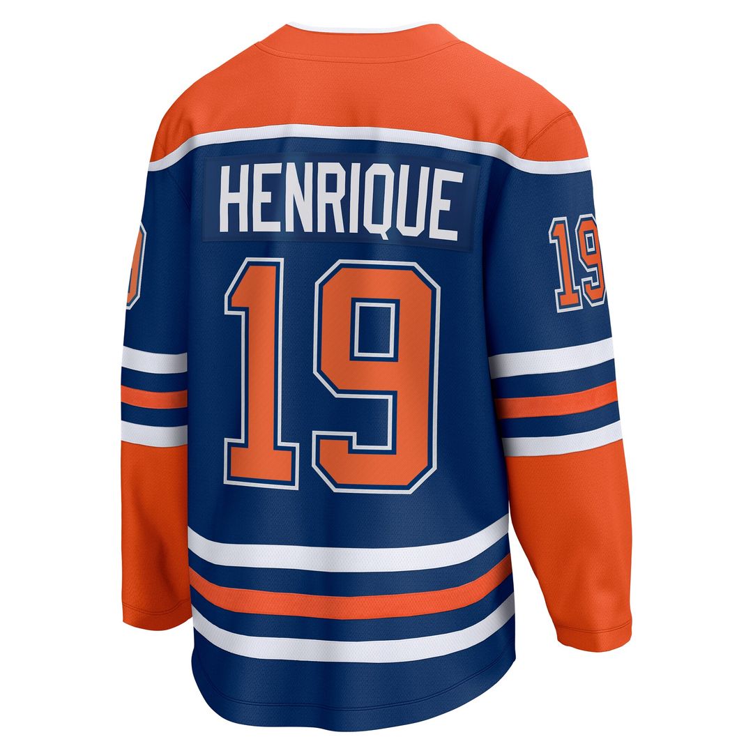 Adam Henrique Edmonton Oilers Fanatics Home Breakaway Jersey - Royal