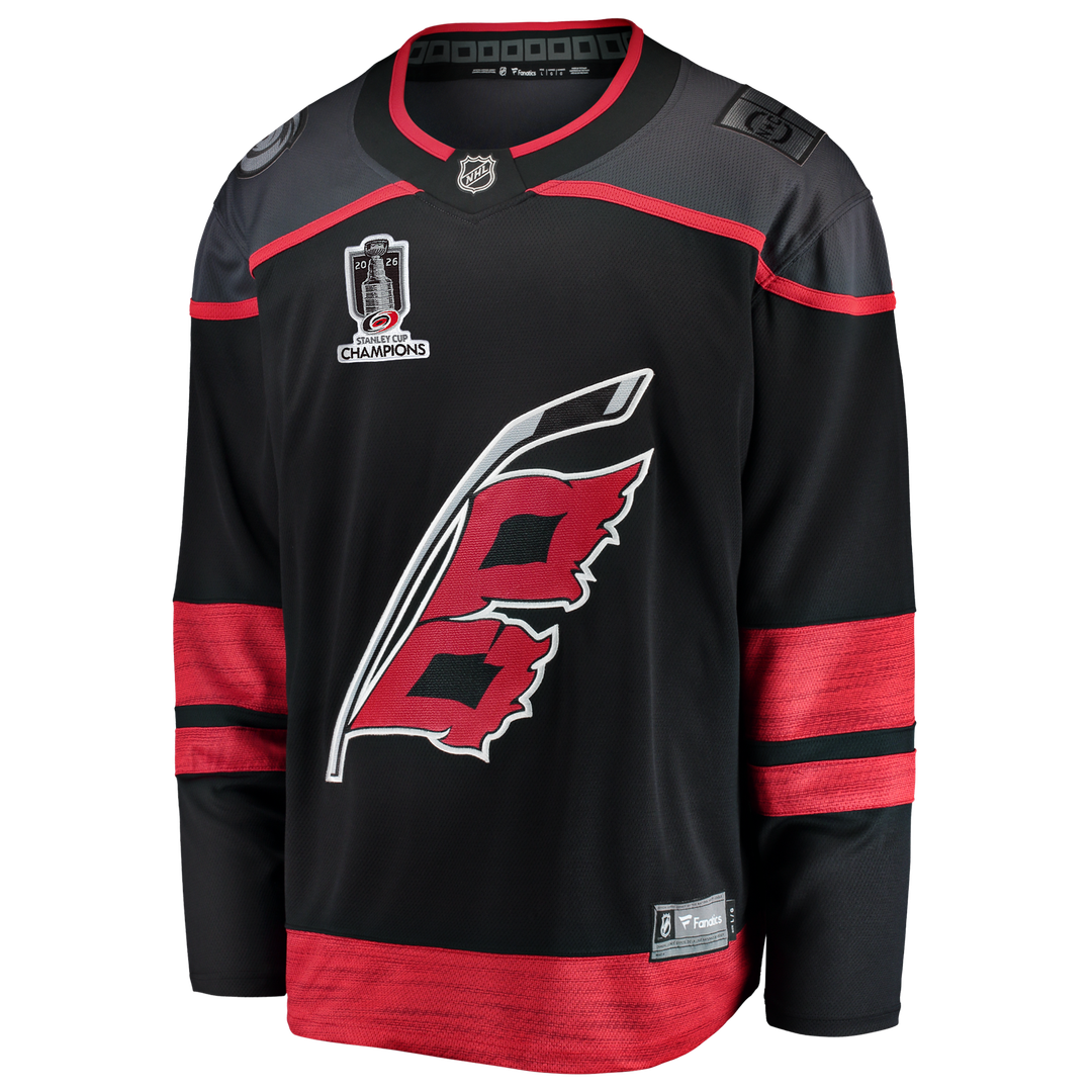Carolina Hurricanes Fanatics 2026 Stanley Cup Champions Home Breakaway Jersey - Black