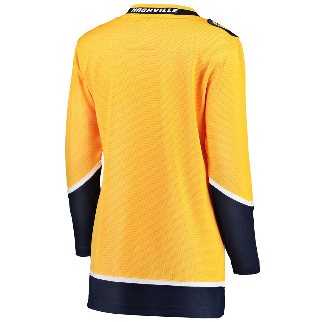 Nashville Predators Fanatics Women's Home Breakaway Jersey - Yellow