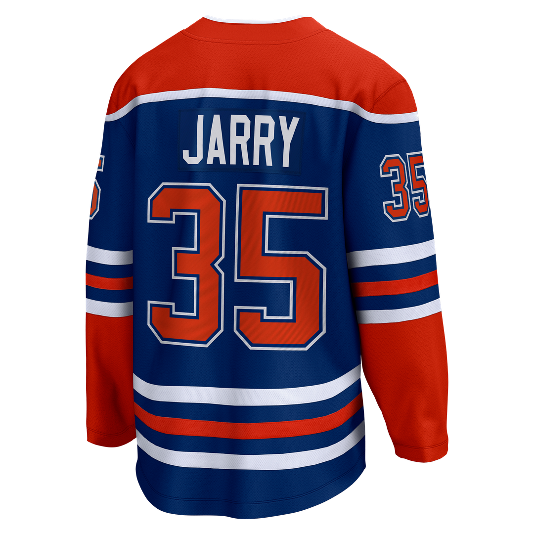 Tristan Jarry Edmonton Oilers Fanatics Home Premier Breakaway Player Jersey - Royal
