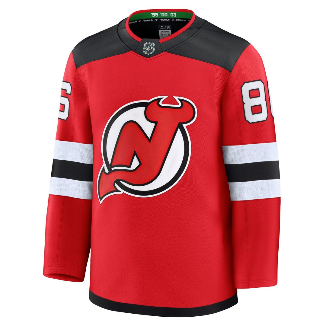 Jack Hughes New Jersey Devils Fanatics Away Premium Jersey - White