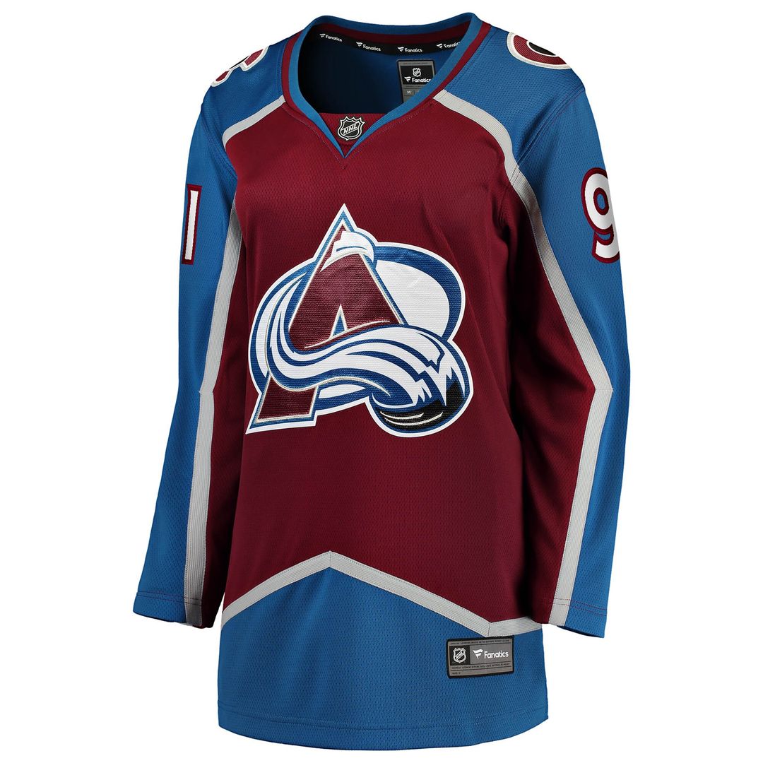 Nazem Kadri Colorado Avalanche Fanatics Women's Home Breakaway Jersey - Burgundy