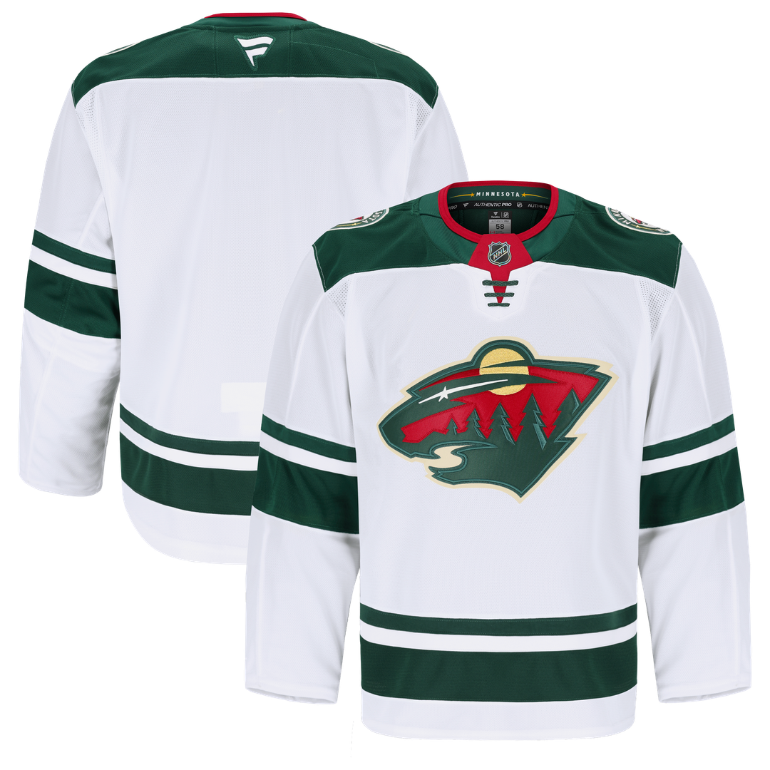 Minnesota Wild Fanatics Away Authentic Pro Jersey - White