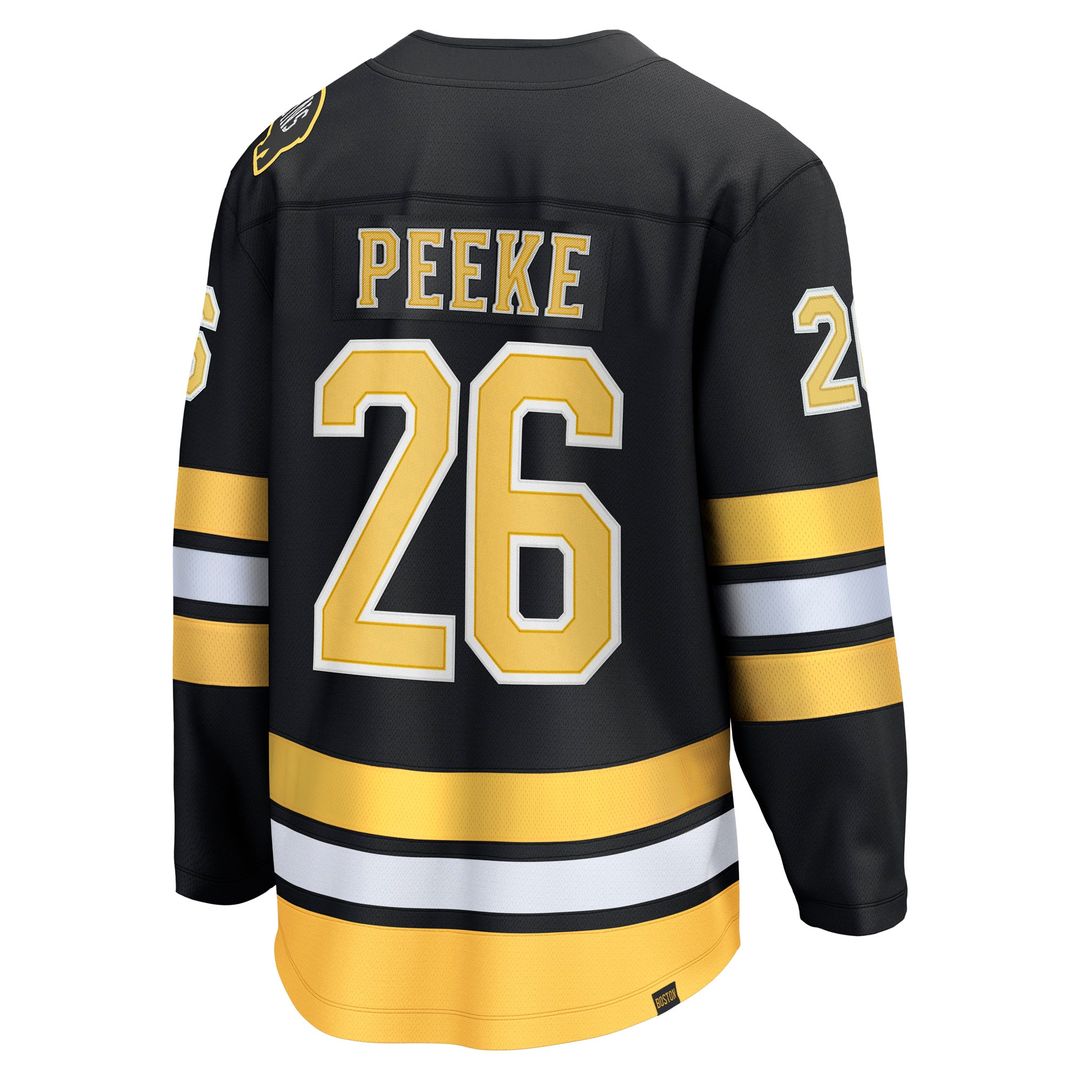 Andrew Peeke Boston Bruins Fanatics Home Breakaway Player Jersey - Black