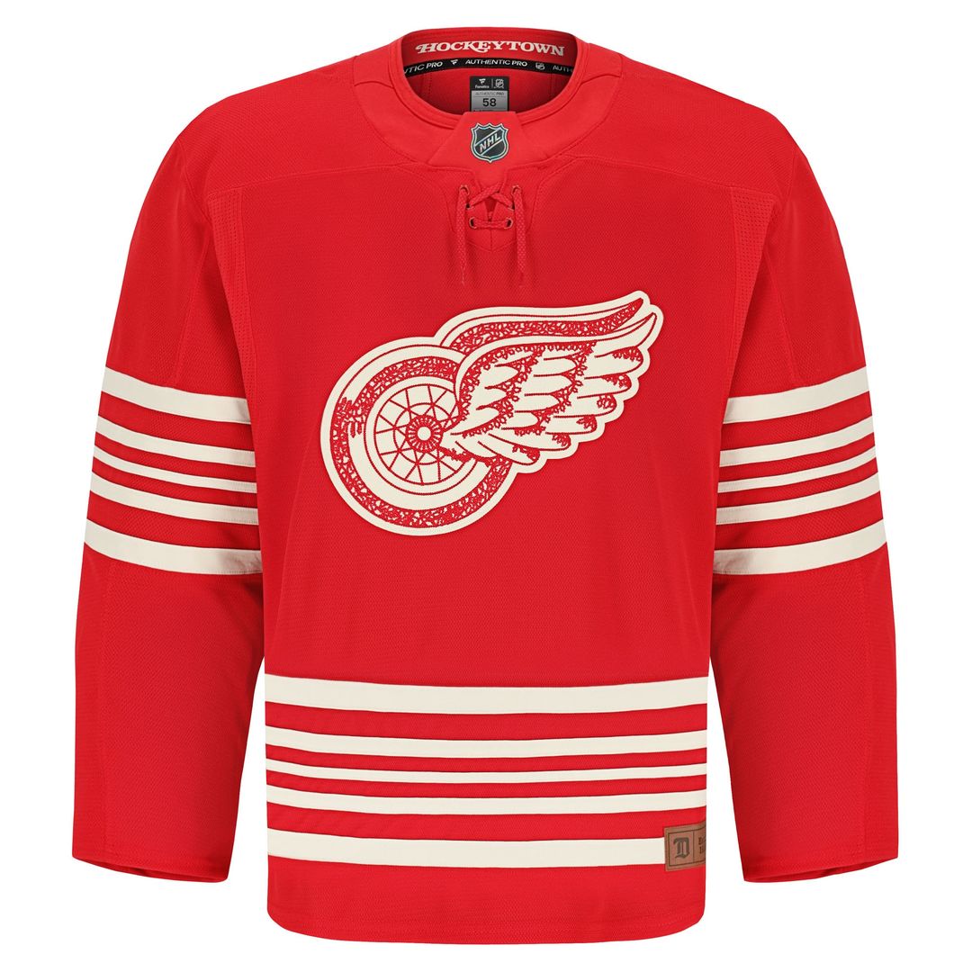 Detroit Red Wings Fanatics Centennial Authentic Pro Jersey - Red