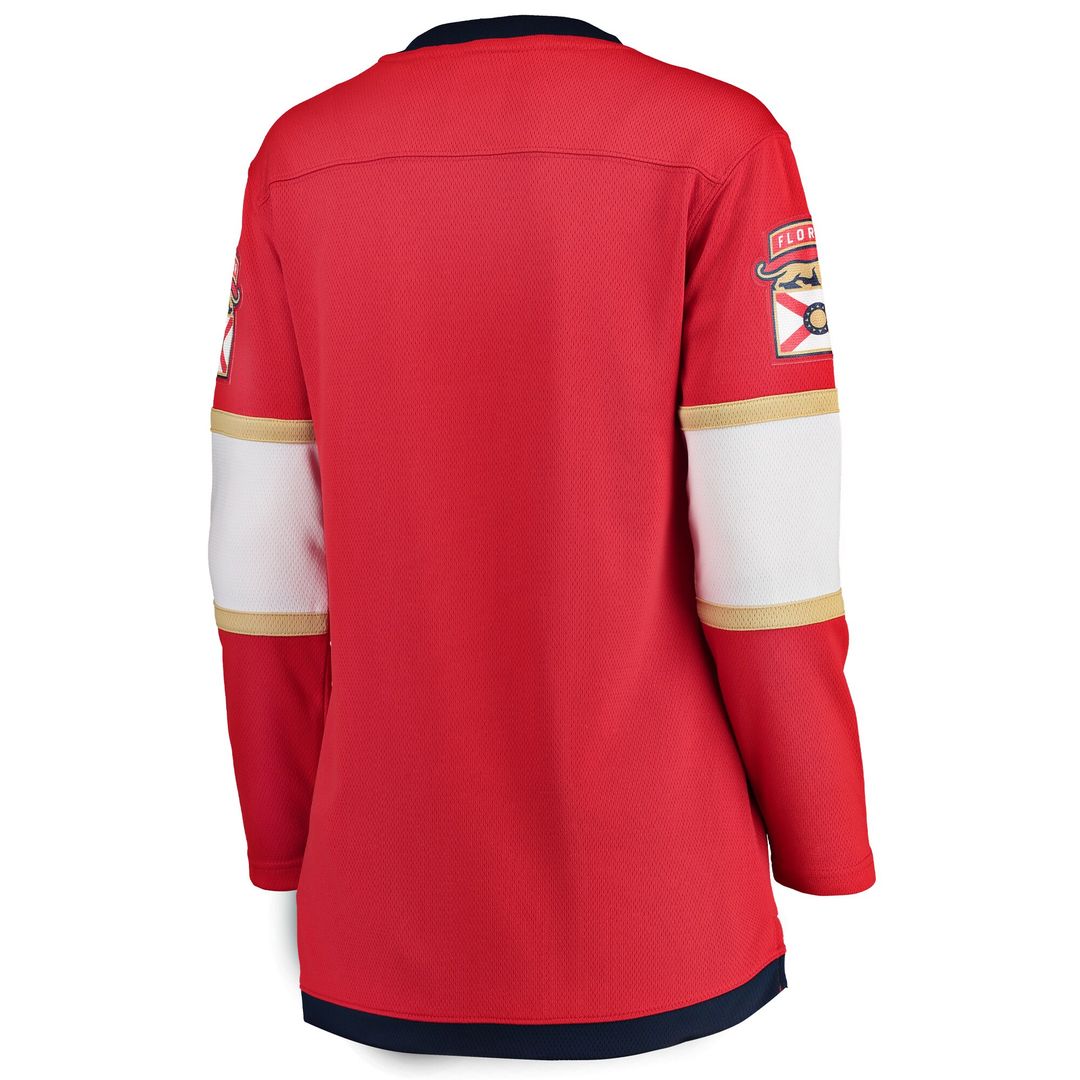 Florida Panthers Fanatics Women's Home Breakaway Jersey - Red
