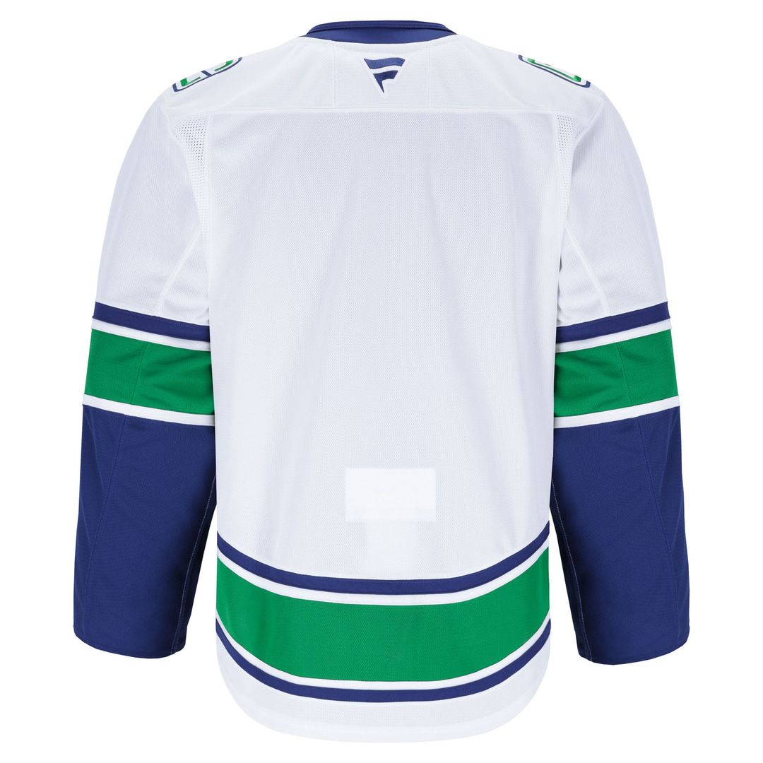 Vancouver Canucks Fanatics Away Authentic Pro Jersey - White