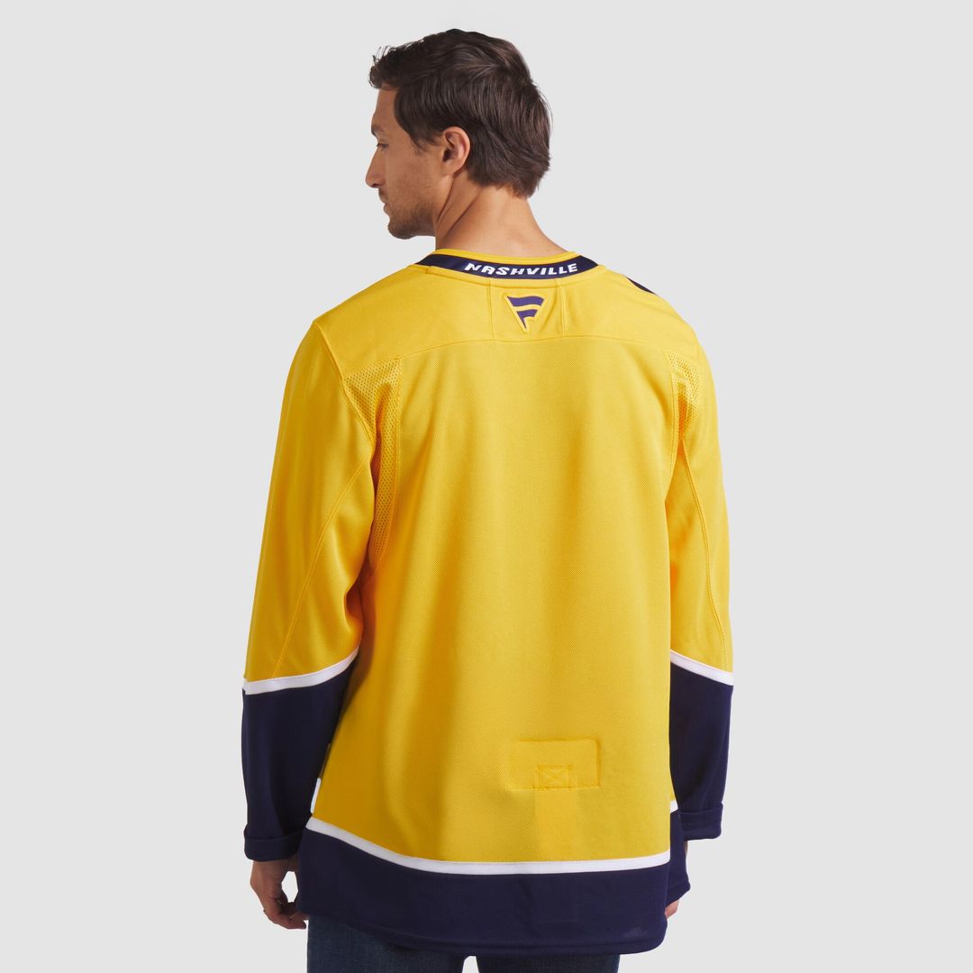 Nashville Predators Fanatics Home Premium Jersey - Yellow