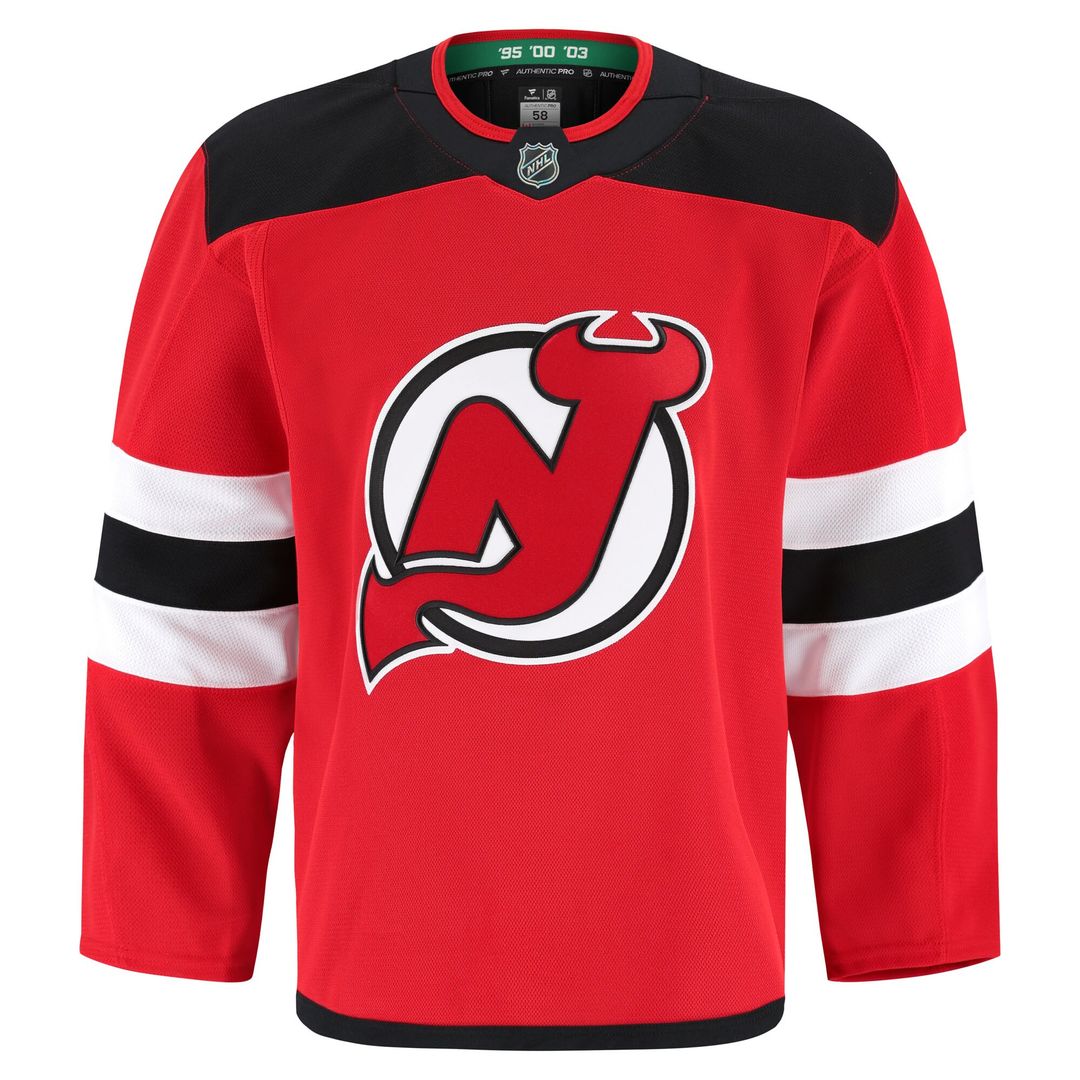 New Jersey Devils Fanatics Home Authentic Pro Jersey - Red
