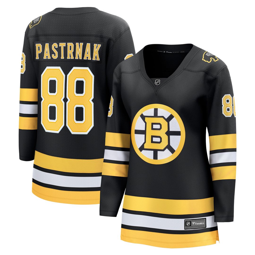 David Pastrnak Boston Bruins Fanatics Women's Home Breakaway Player Jersey - Black