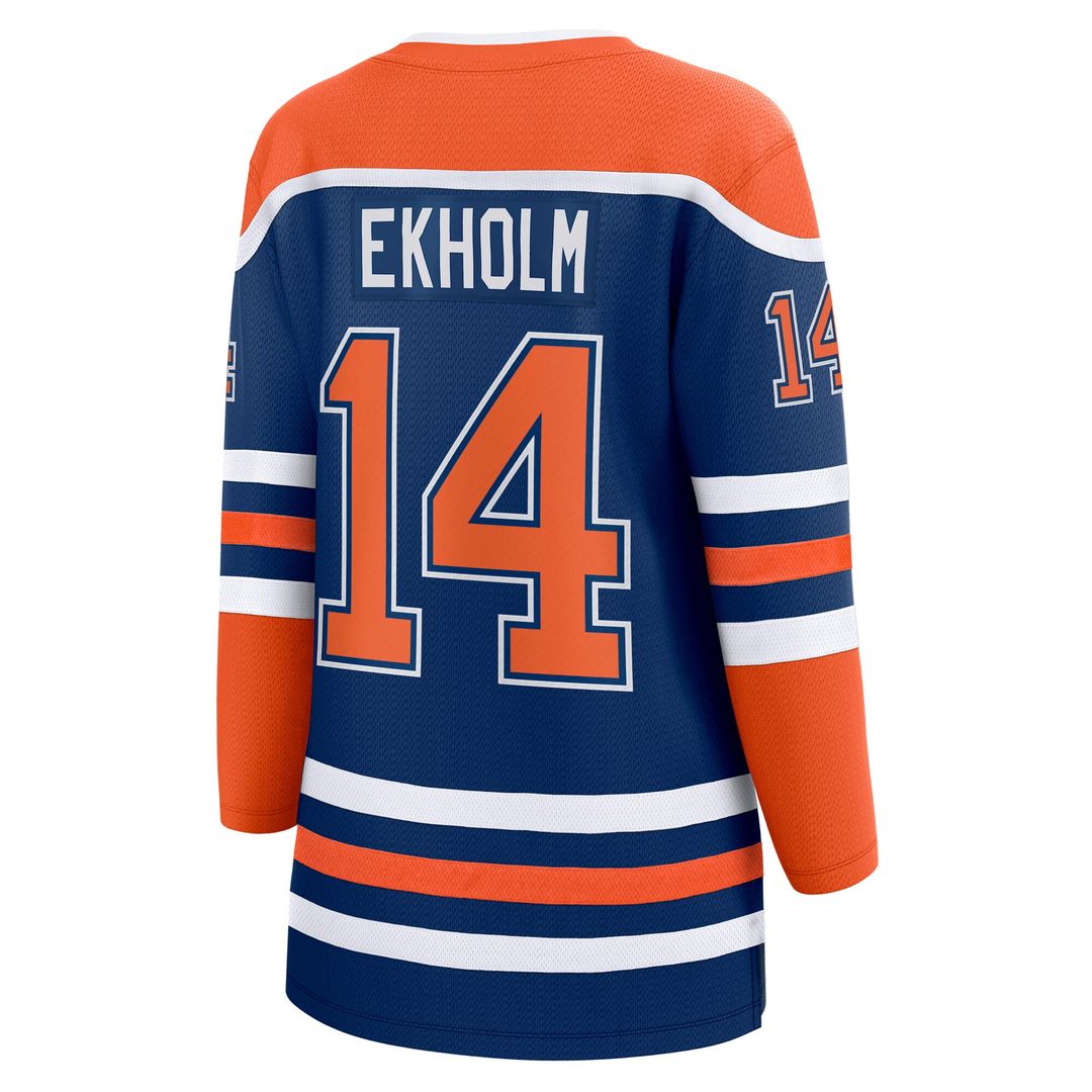 Mattias Ekholm Edmonton Oilers Women's Fanatics Home Breakaway Jersey - Royal