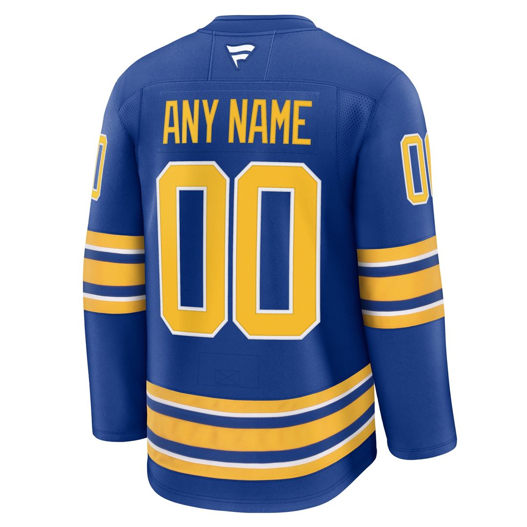 Buffalo Sabres Fanatics Home Premium Custom Jersey - Royal