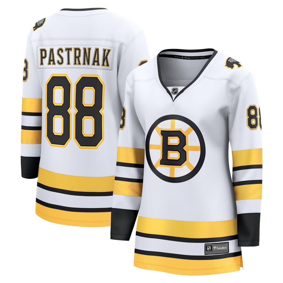 David Pastrnak Boston Bruins Fanatics Women's Home Breakaway Player Jersey - Black