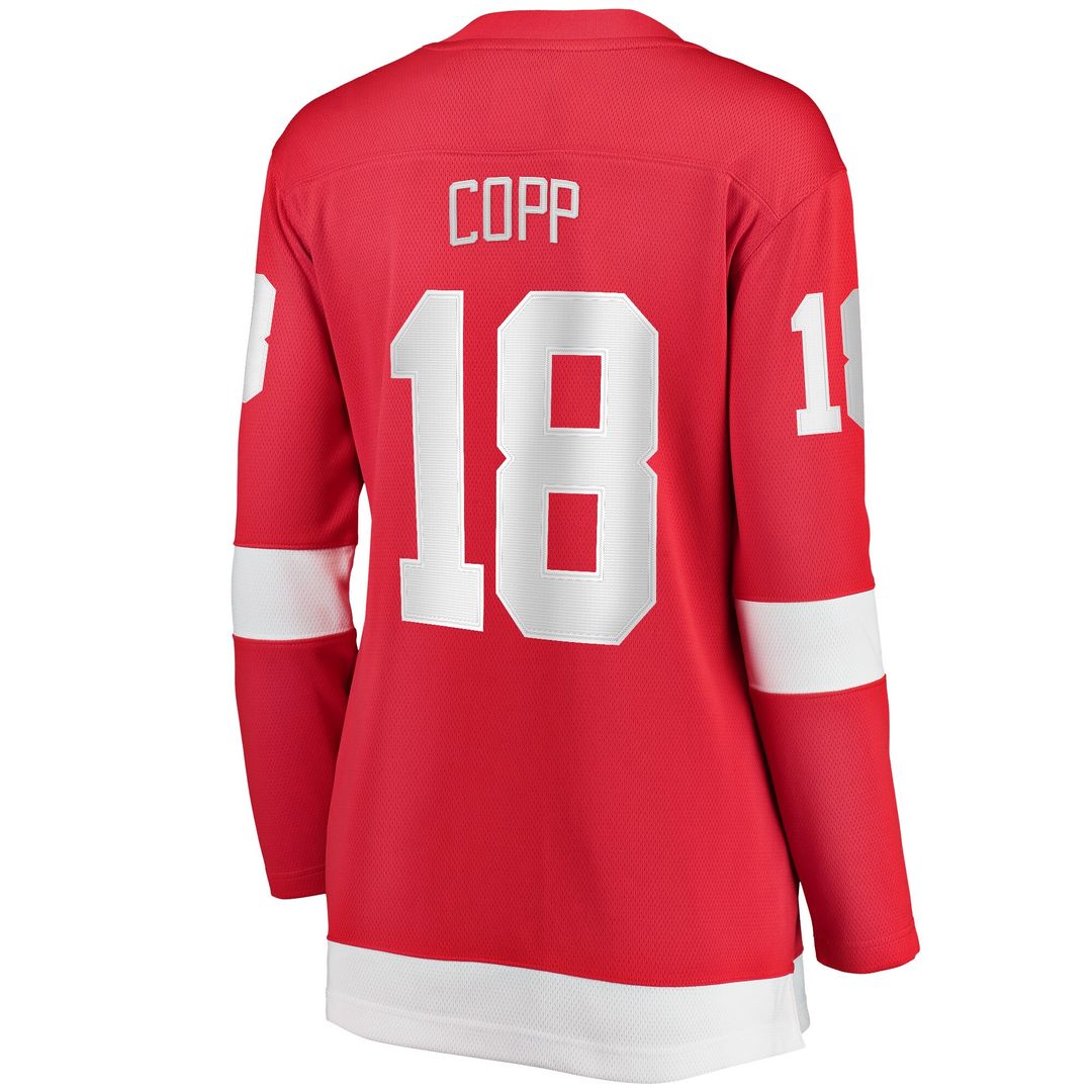 Andrew Copp Detroit Red Wings Fanatics Women's Home Breakaway Player Jersey - Red