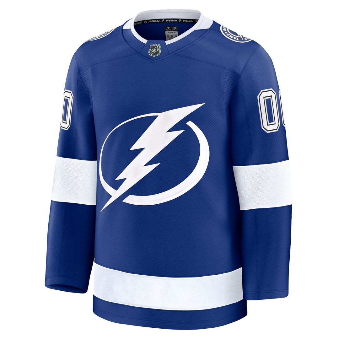 Tampa Bay Lightning Fanatics Home Premium Custom Jersey - Blue