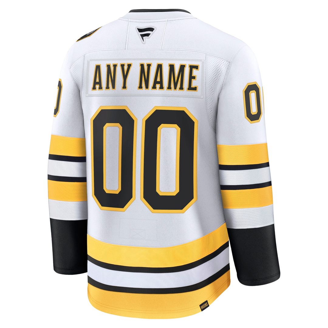 Boston Bruins Fanatics Home Premium Custom Jersey - Black