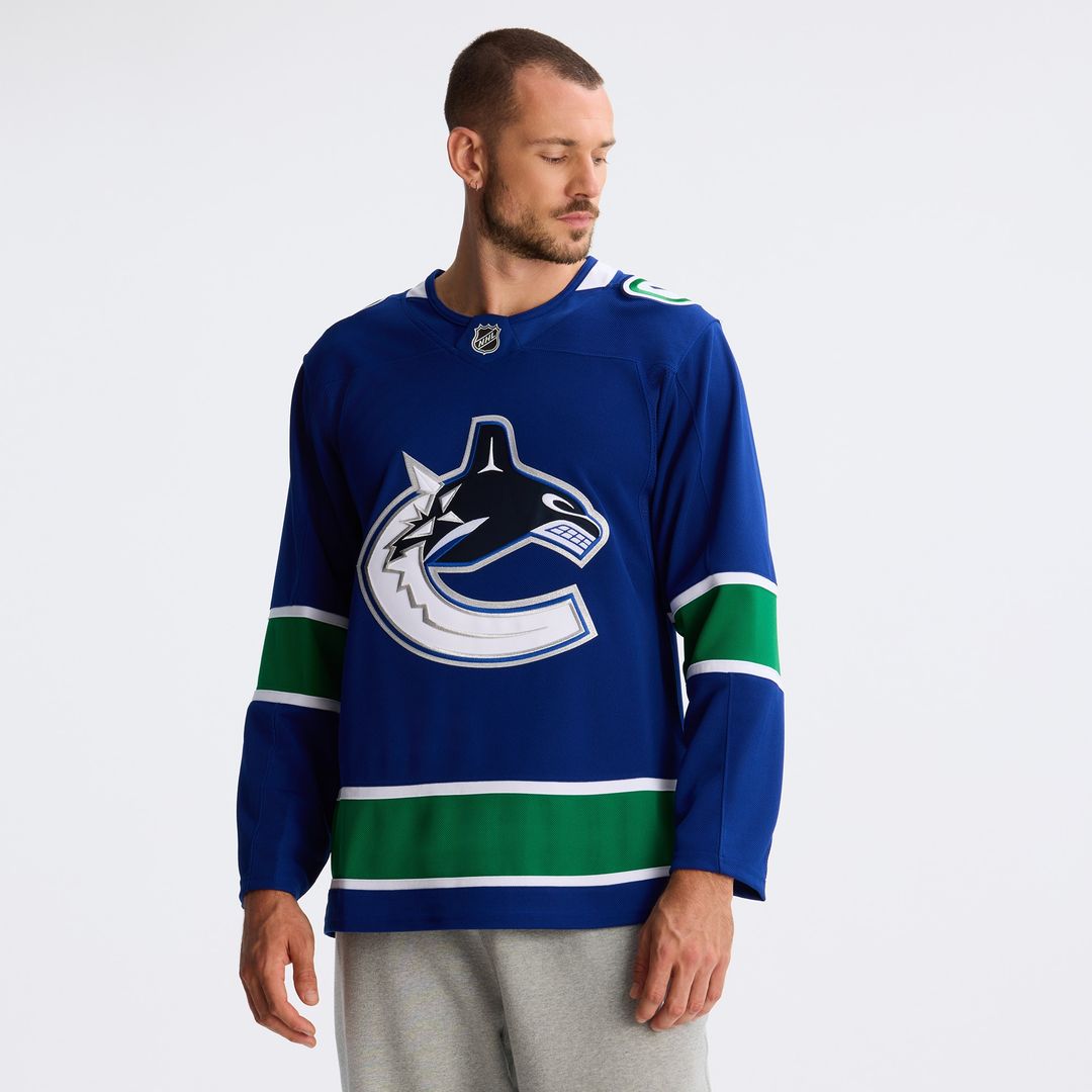 Vancouver Canucks Fanatics Home Premium Jersey - Blue