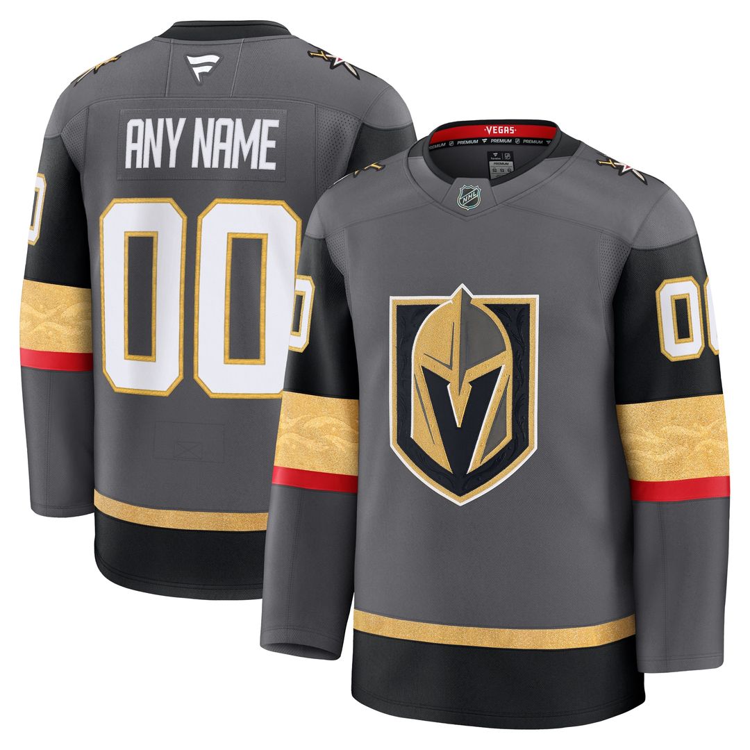 Vegas Golden Knights Fanatics Home Premium Custom Jersey - Gold