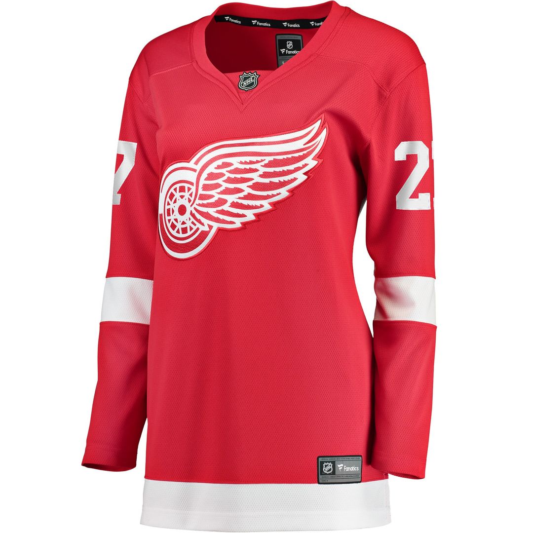 Michael Rasmussen Detroit Red Wings Fanatics Women's Home Breakaway Player Jersey - Red