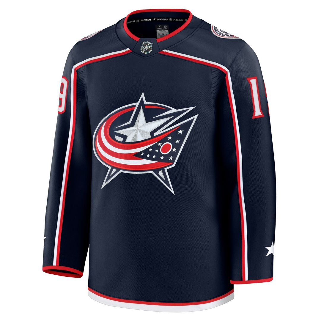 Adam Fantilli Columbus Blue Jackets Fanatics Home Premium Jersey - Navy