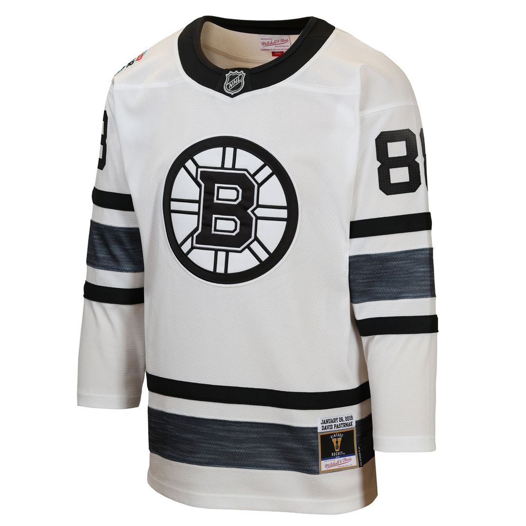 David Pastrnak Boston Bruins Mitchell & Ness Youth 2019 All-Star Game Power Play Jersey - White