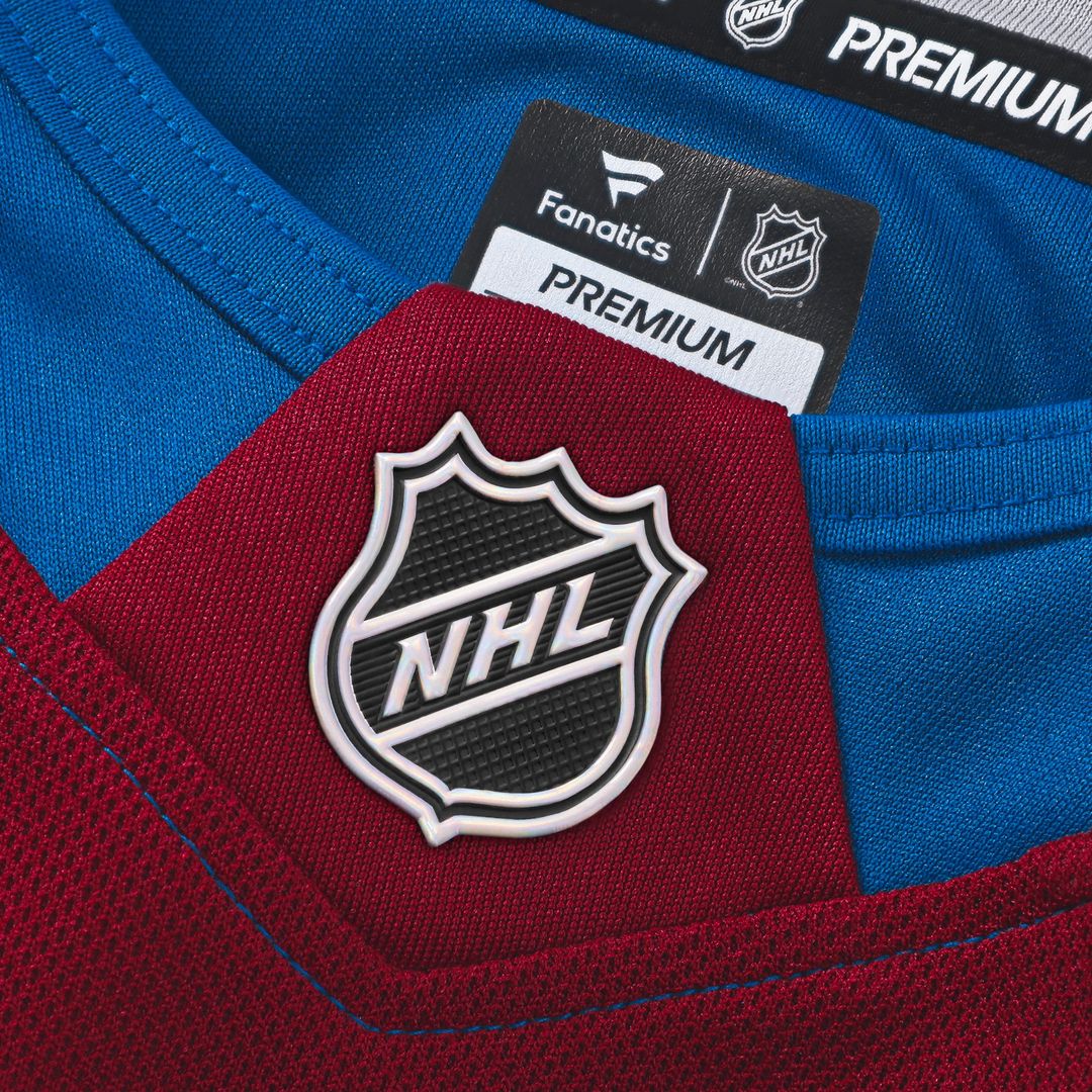 Colorado Avalanche Fanatics Home Premium Custom Jersey - Burgundy