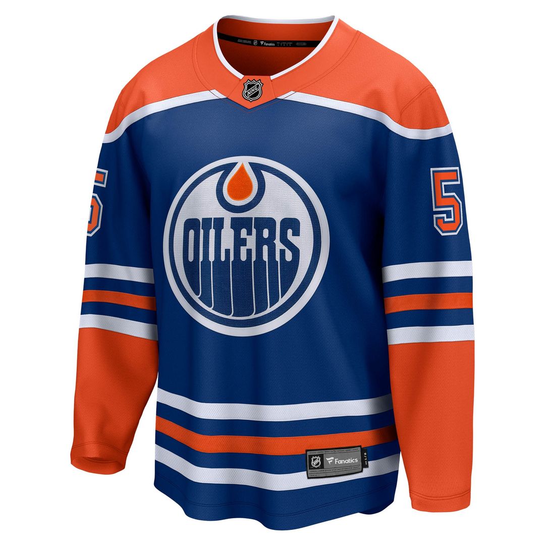 Connor Murphy Edmonton Oilers Fanatics Home Breakaway Jersey - Royal