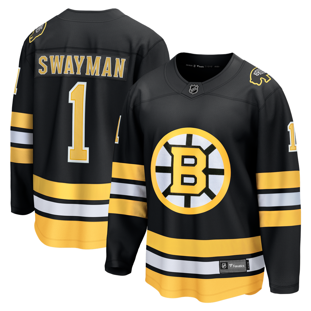 Jeremy Swayman Boston Bruins Fanatics Home Breakaway Jersey - Black