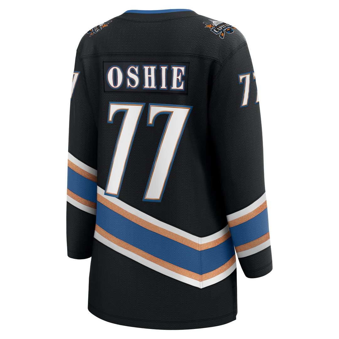 TJ Oshie Washington Capitals Fanatics Women's 50th Anniversary Breakaway Jersey - Black