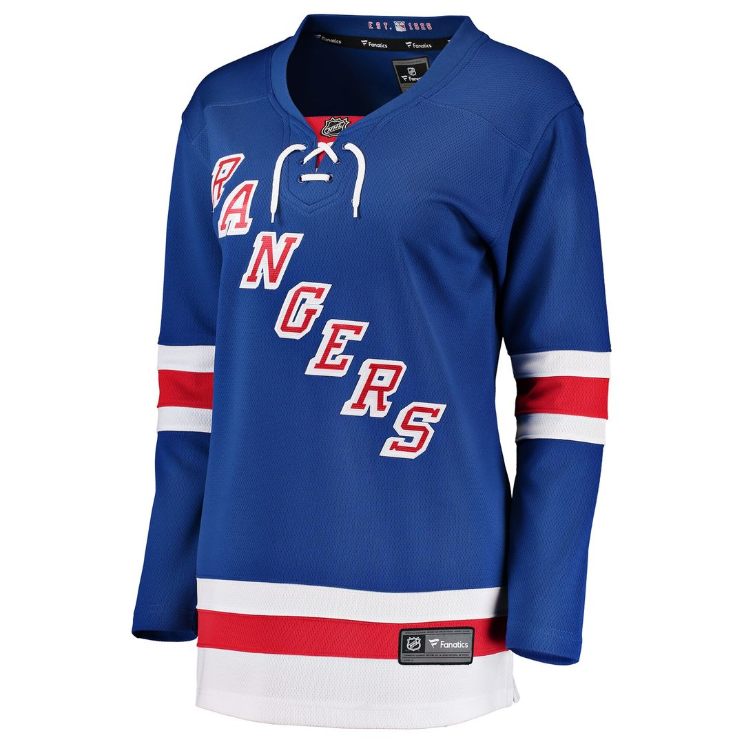 New York Rangers Fanatics Women's Home Breakaway Jersey - Blue