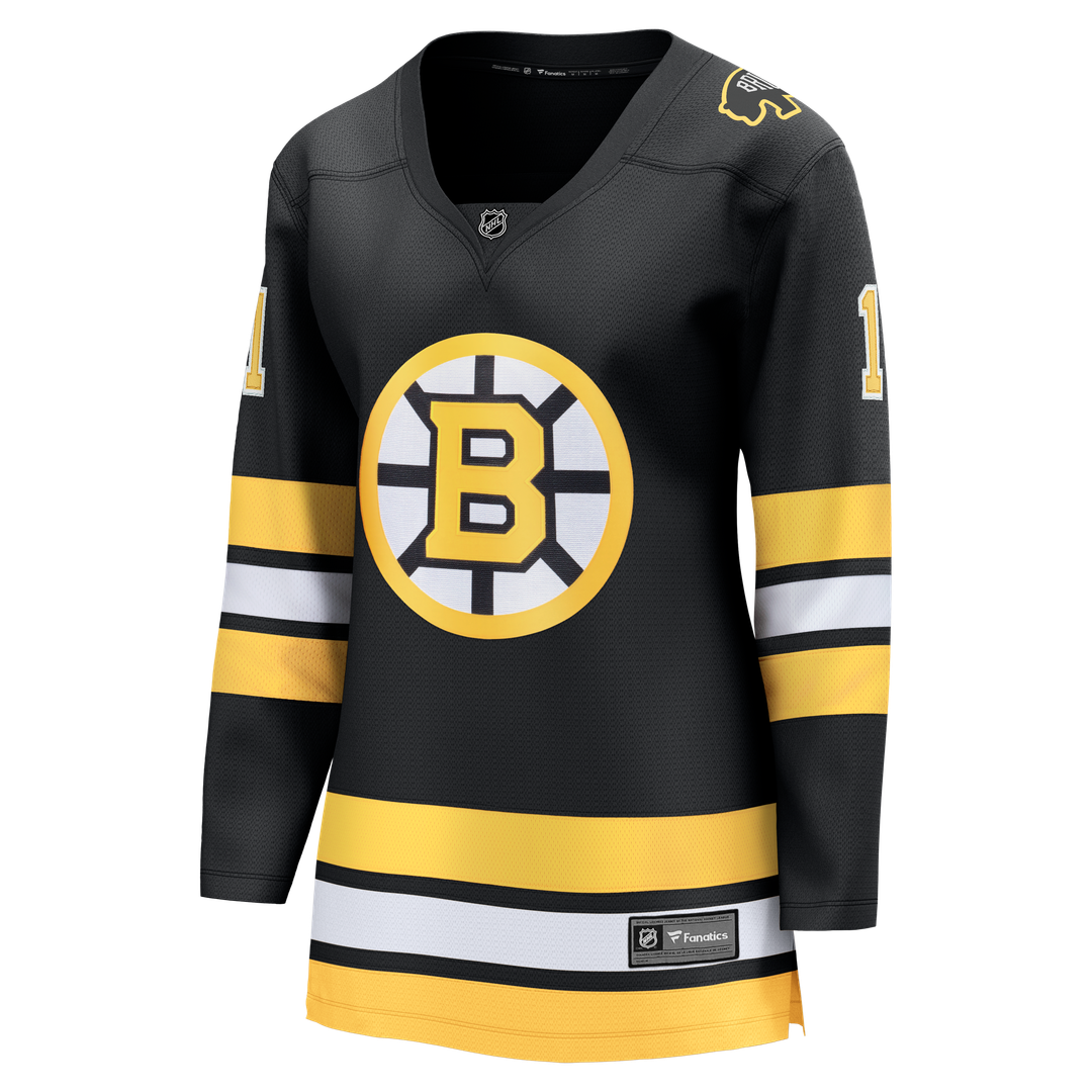 Jeremy Swayman Boston Bruins Fanatics Women's Home Breakaway Jersey - Black
