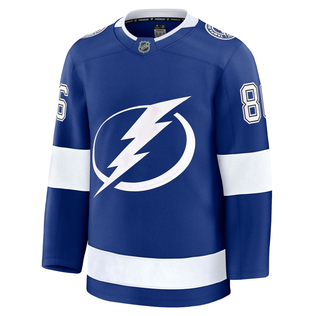 Nikita Kucherov Tampa Bay Lightning Fanatics Home Premium Jersey - Blue