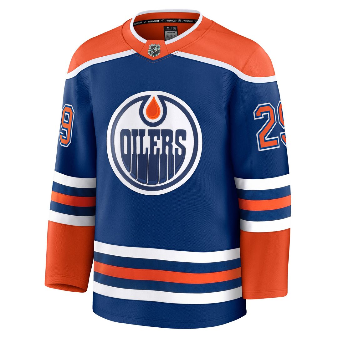 Leon Draisaitl Edmonton Oilers Fanatics Home Premium Jersey - Royal