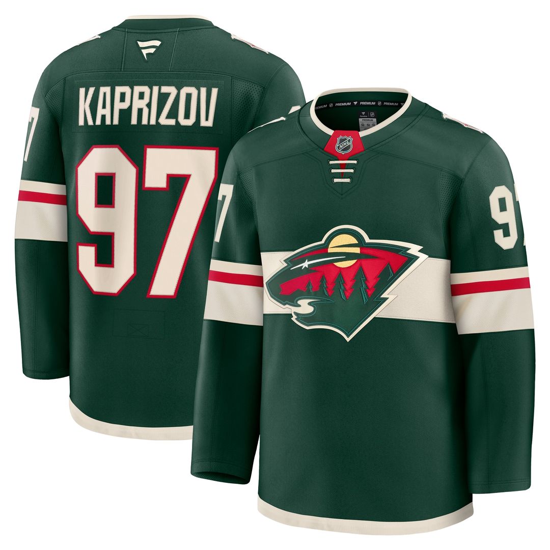Kirill Kaprizov Minnesota Wild Fanatics Home Premium Jersey - Green