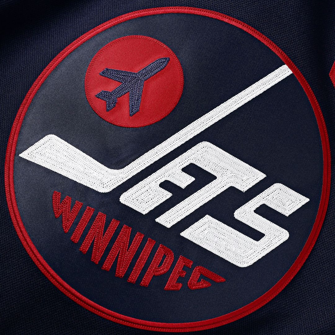 Winnipeg Jets Fanatics Alternate Premium Custom Jersey - Navy