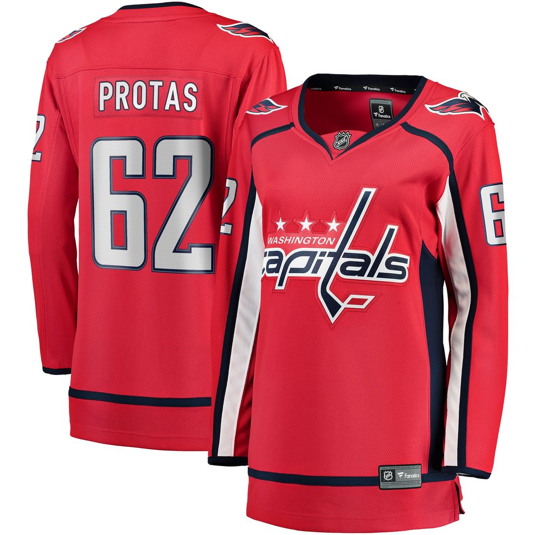 Ilya Protas Washington Capitals Fanatics Women's Home Breakaway Jersey - Red