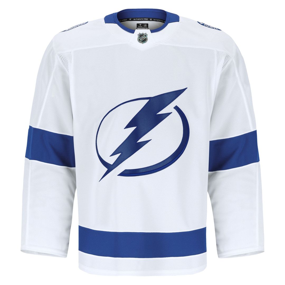 Tampa Bay Lightning Fanatics Away Authentic Pro Jersey - White