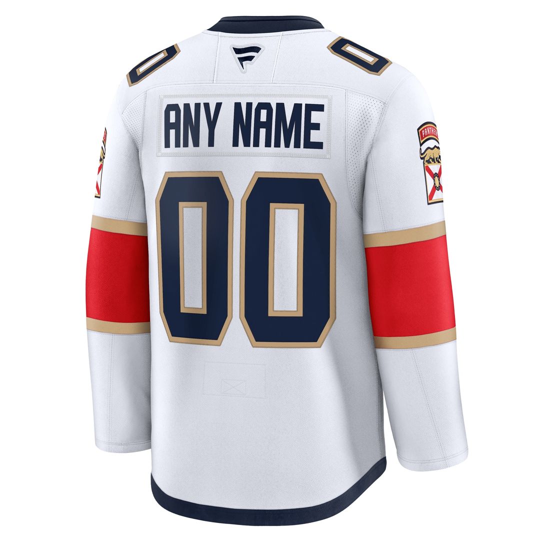 Florida Panthers Fanatics Home Premium Custom Jersey - Red