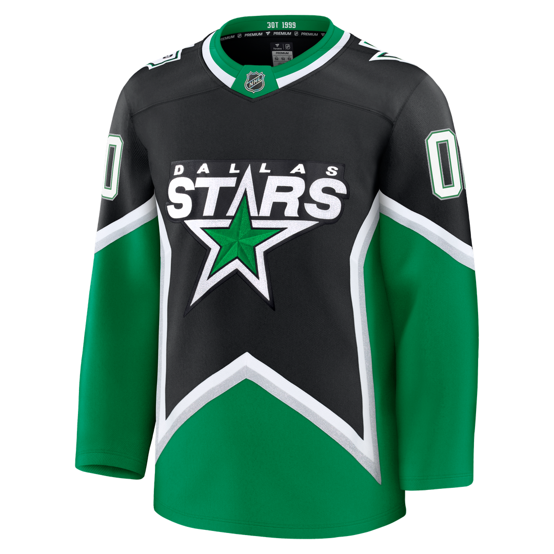 Dallas Stars Fanatics Alternate Premium Custom Jersey - Black