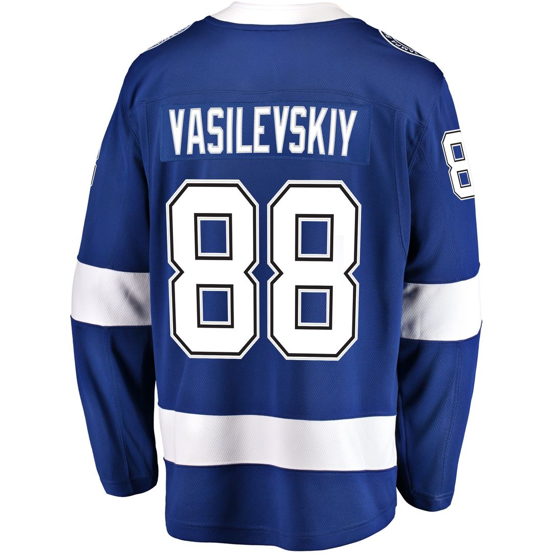Andrei Vasilevskiy Tampa Bay Lightning Fanatics Home Breakaway Player Jersey - Blue