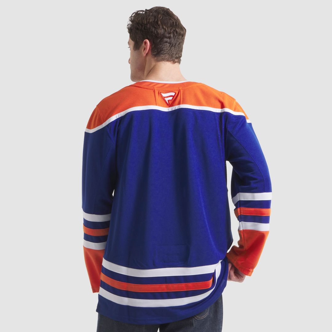 Edmonton Oilers Fanatics Home Premium Jersey - Royal