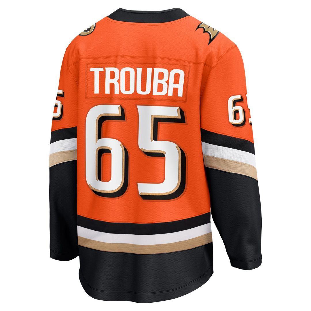 Jacob Trouba Anaheim Ducks Fanatics Home Breakaway Player Jersey - Orange