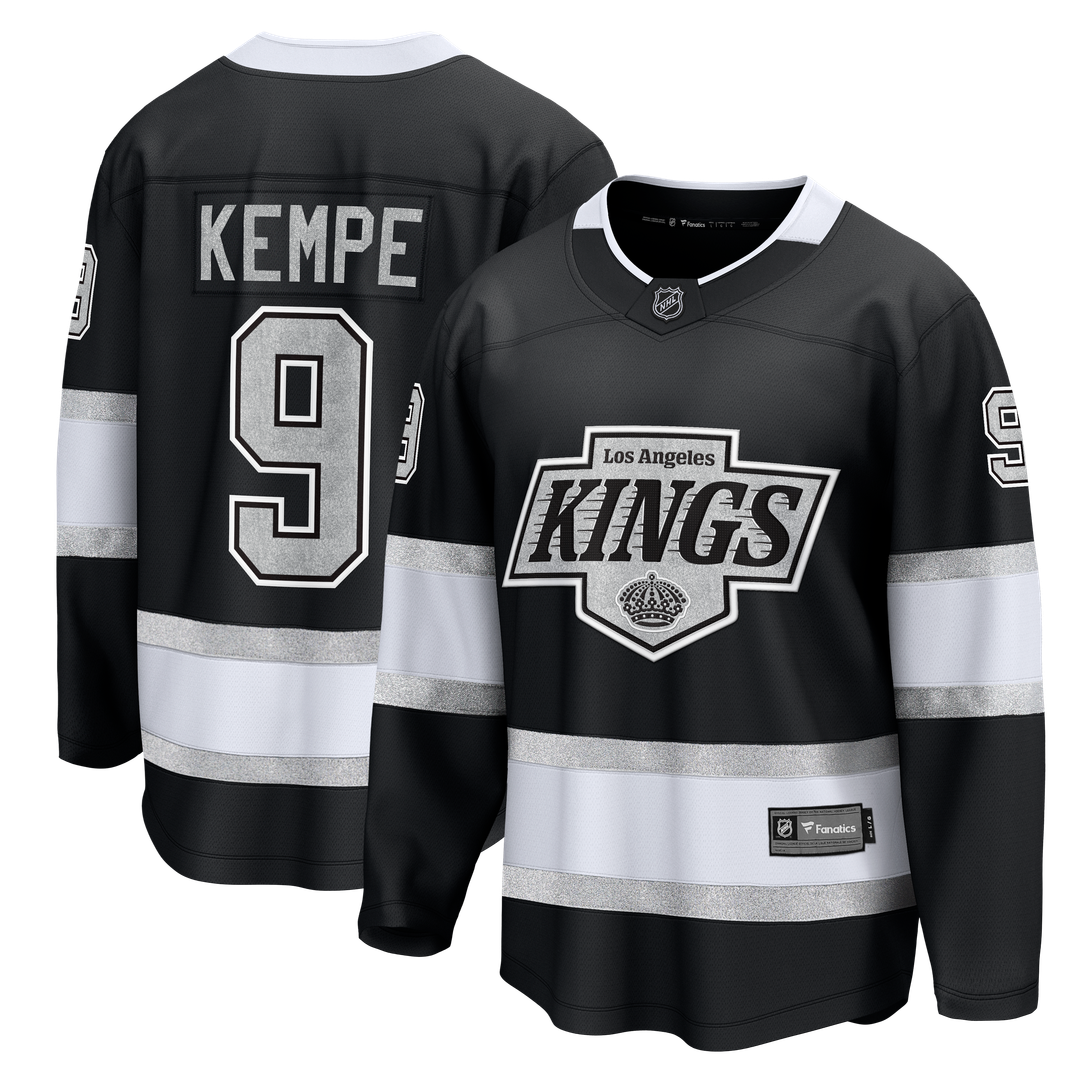 Adrian Kempe Los Angeles Kings Fanatics Home Premier Breakaway Player Jersey - Black