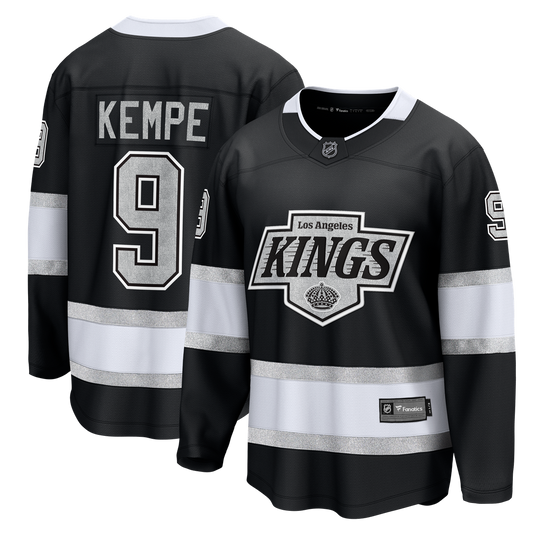 Adrian Kempe Los Angeles Kings Fanatics Home Premier Breakaway Player Jersey - Black