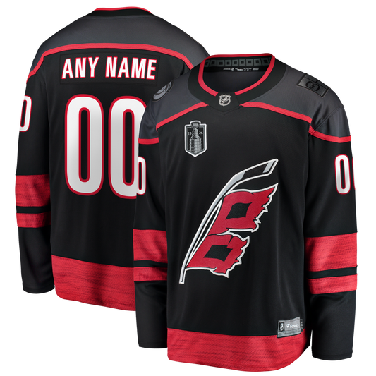 Carolina Hurricanes Fanatics 2026 Stanley Cup Final Home Breakaway Custom Jersey - Black