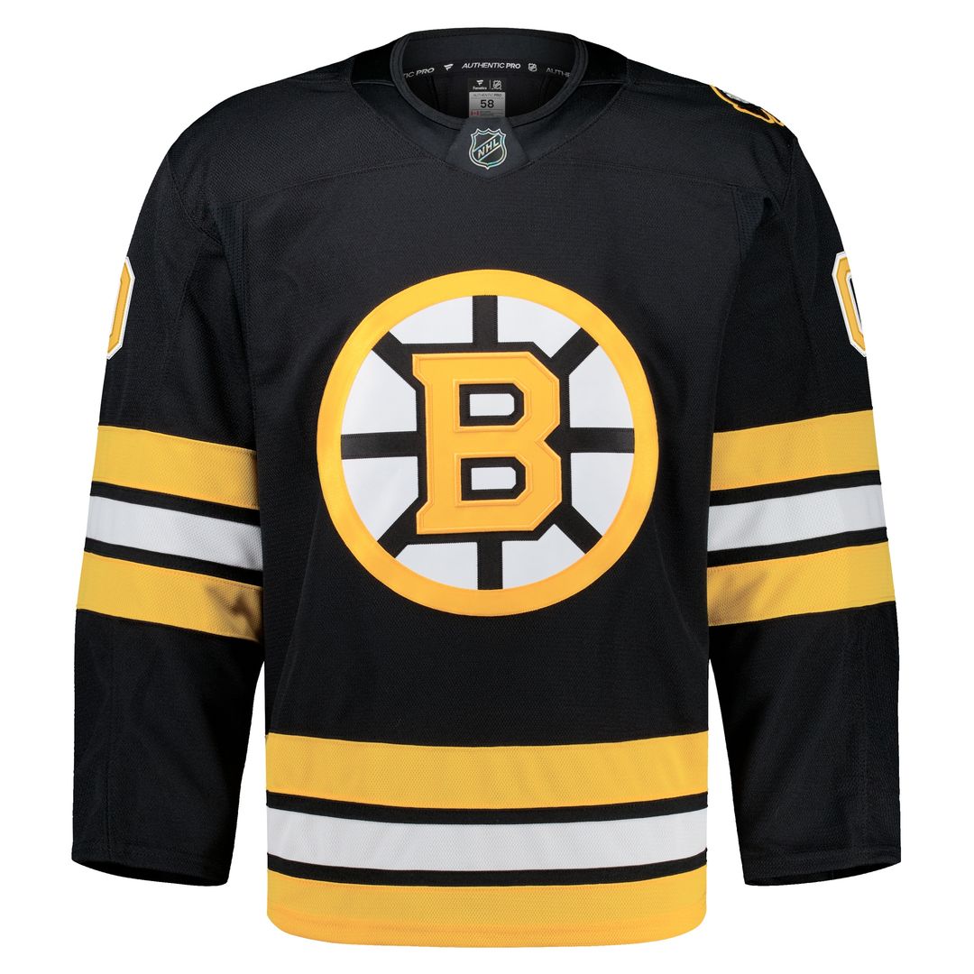 Boston Bruins Fanatics Home Authentic Pro Custom Jersey - Black